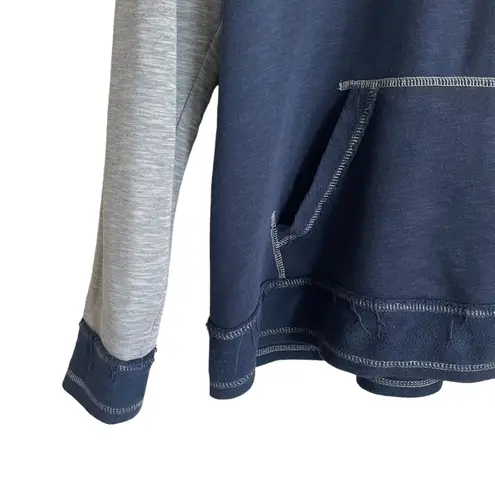 Houston Texans Women Hooded Sweatshirt 2X Blue Gray Raised Logo Sports Fans