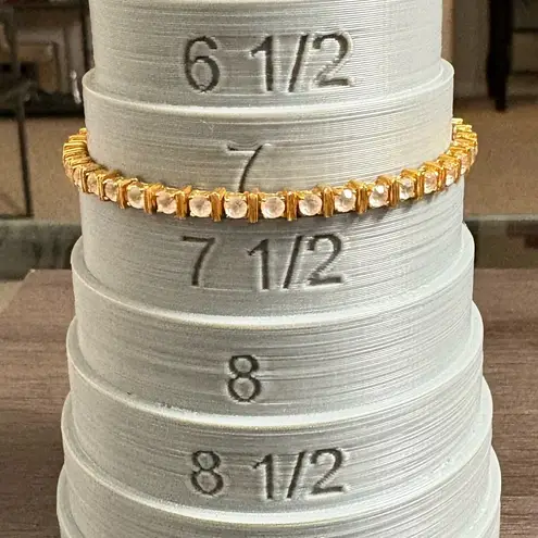 14K Gold Plate Tennis Bracelet