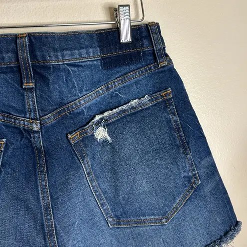 Abercrombie & Fitch  high rise fly button mom shorts curve love size 30