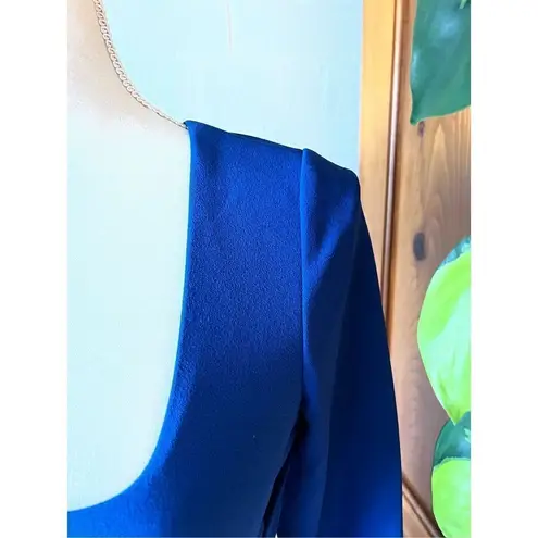 Rachel Rachel Roy long sleeve cutout bodycon dress blue size XS