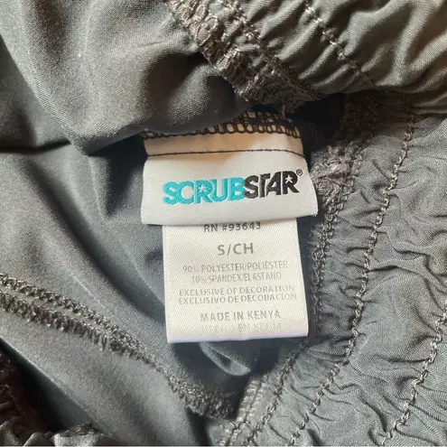 Scrubstar Size Small Women's Straight Leg Scrub Pants in Pewter Dark Gray