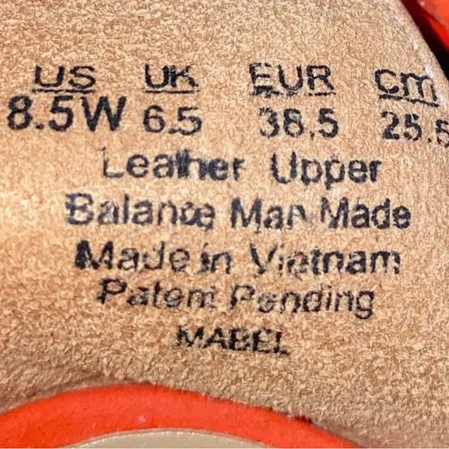 Naturalizer Mabel suede strappy sandals adjustable zip back rust NEW size 8.5W - Image 8