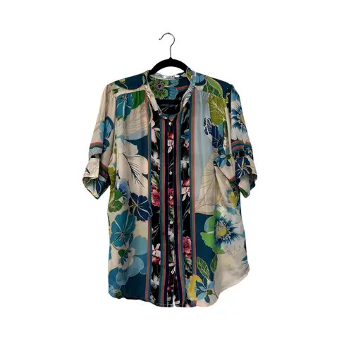 Johnny Was Jenn Jolene Silk Blouse