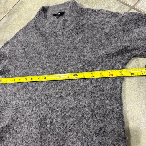 Quince Sweater Womens Alpaca Wool Dark Gray Pullover Sz XS Casual Minimalist