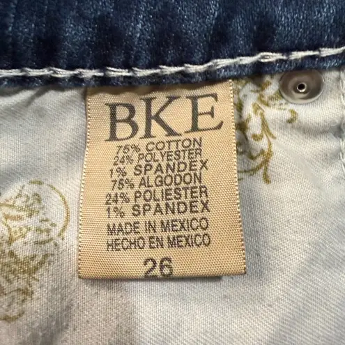 BKE Blue Jean Shorts Cut-Off Style with Rolled Cuffs