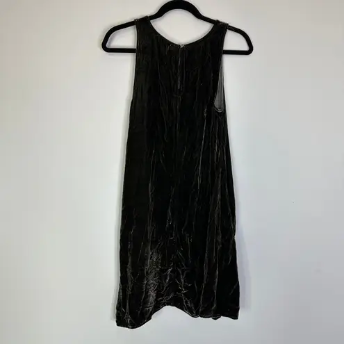 CP Shades Jacqui Velvet Dress Size XS Dark grayish green