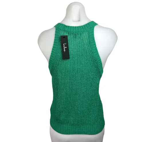 NEW Lulus Women's Green Daily Charmer Sleeveless Knit Sweater Tank Top Size M Size M