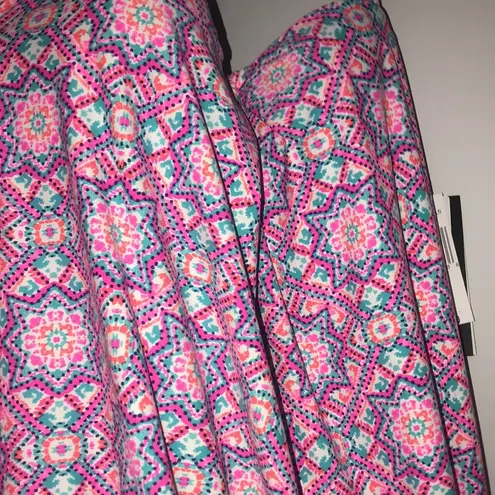 Coco reef WHITE MULTI Grace Bandini Swim Top, US 38C