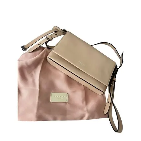 Radley London  rose pink leather crossbody handbag with dust bag NWOT