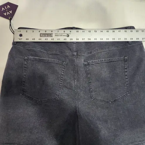 Ava & Viv  Women high rise Bermuda shorts relaxed fit waist 40'' - Image 6