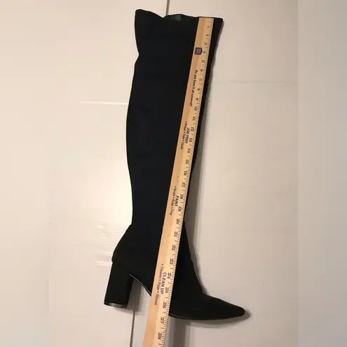 Wild Diva Lounge  faux suede over the knee boots heeled women size 10