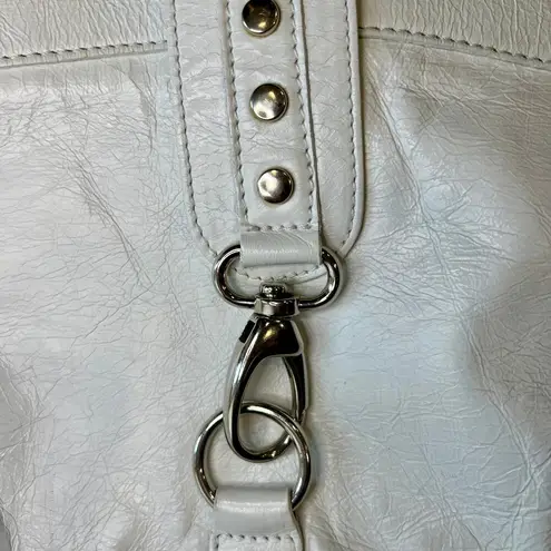 Maurizio Taiuti White Leather Bag