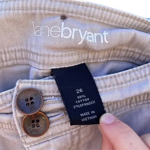 Lane Bryant   size 26 women’s tan cargo mini skirt