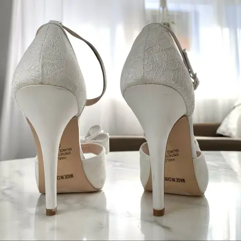 💎💕 Your Party Shoes • Harlow Wedding Heels 💕💎 White Size 5.5