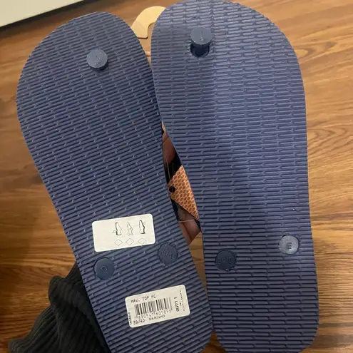 Havaianas NEW Navy Blue Slim Flip Flops Size 9/10