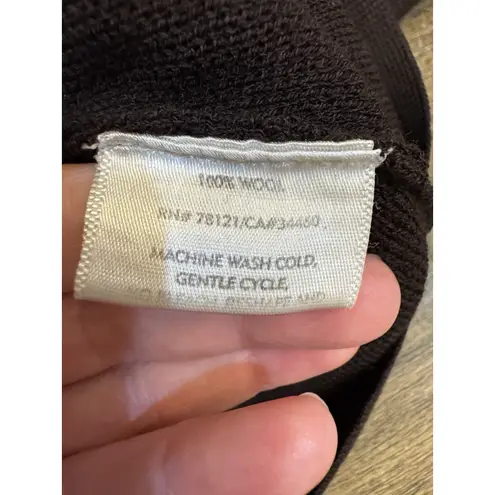 Eileen Fisher  Women's Size Large Long Sleeved Cardigan 100% Wool Brown Blazer - Image 5