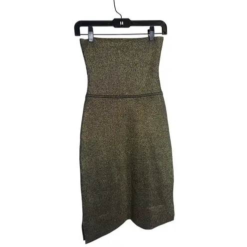 MM.LaFleur M.M. Lafleur The Harlem Skirt - Gold Knit NWT Sz. S