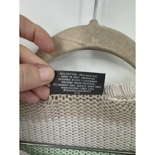 Wooden Ships Wooden Chips Flower Market Sweater Women S Colorful Preppy Minimalist Feminine