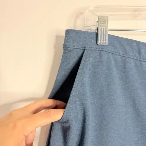 L.L. Bean Women’s Perfect Fit Straight Leg Pant Blue XL Petite Pull On Pockets Size undefined