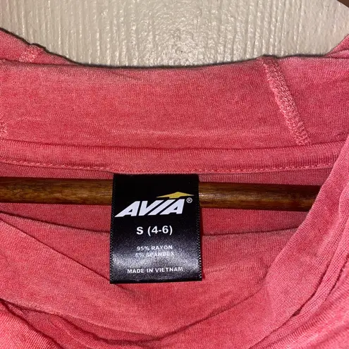 Avia Cowl Neck Hoodie Pullover in pink - size small