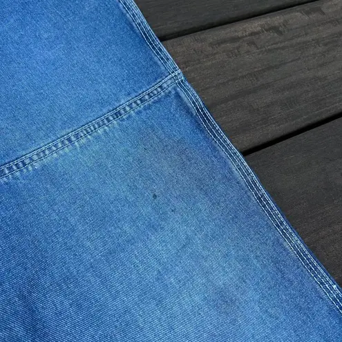 Jordache Vintage Double Knee Carpentar Jeans Blue Medium Wash Denim