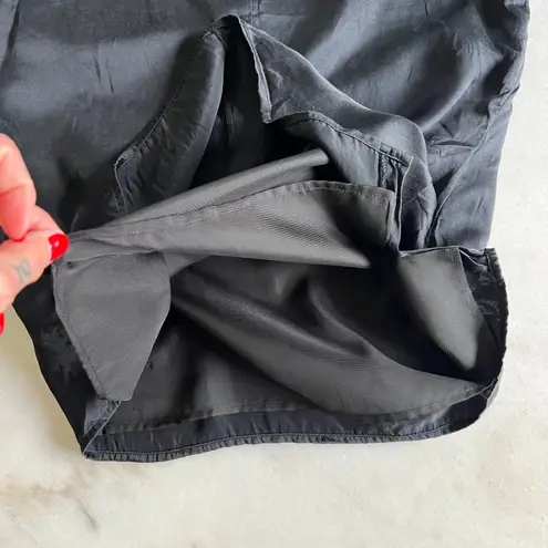 Pendleton Silk Tank Top Sleeveless Blouse Casual Black Top Size M