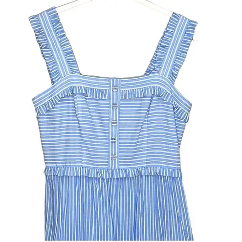 Gal Meets Glam Courtney Striped Midi Maxi Dress Size 14