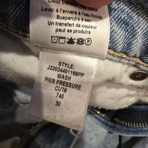 Veronica Beard {30} Alenah Slim Straight Leg High Rise Jeans In Pier Pressure