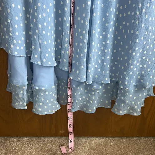 Chadwick's Vintage Late 90’s Chadwick Silk Light Blue  Maxi Dress - See Description-