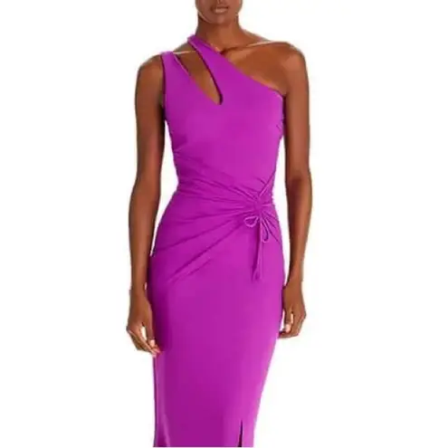 Chiara Boni La Petite Robe Costanza Long One-Shoulder Gown, Size 14 NWT $995