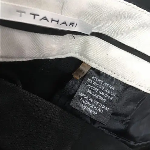 T Tahari  Black Career Trousers