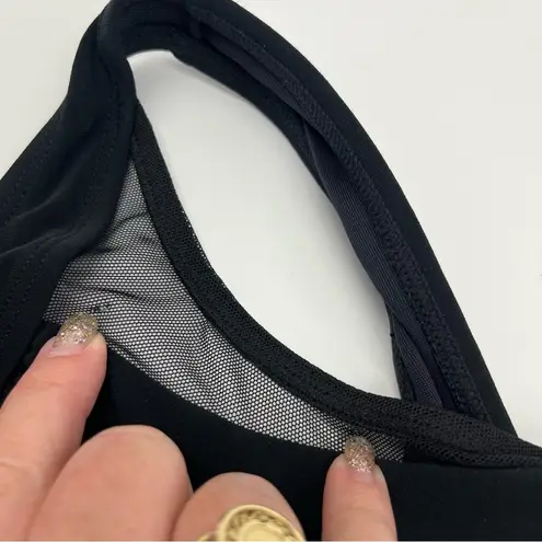 MiracleSuit Illusionist Ursula Tankini Top Womens Size 12 Black *FLAWED TOP ONLY