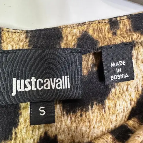 Just Cavalli Leopard Cheetah Animal Print Dress