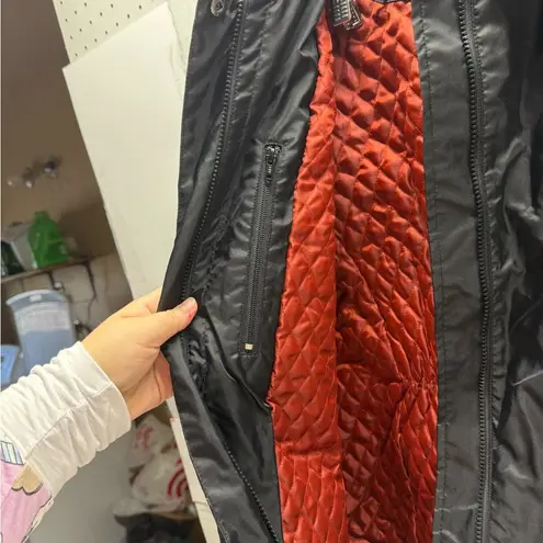 Harley Davidson Satin Quilted Windbreaker Jacket Black Size XL