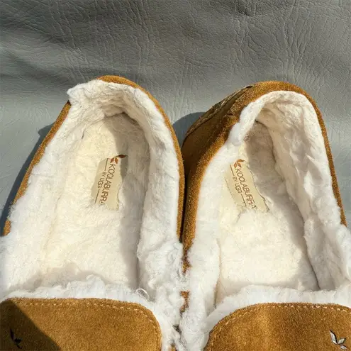 Koolaburra by Ugg Women's Brown Moccasin Slippers Faux Fur Lined Size 9