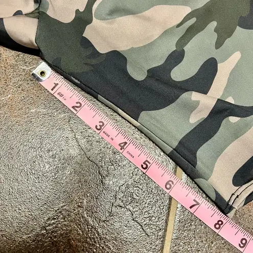 Onzie Bike Shorts Camo Long Biker High Rise S/M Small Medium