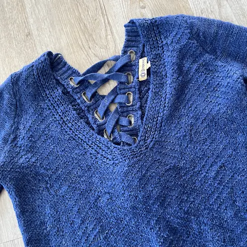 Democracy Womens Blue Sweater - XS