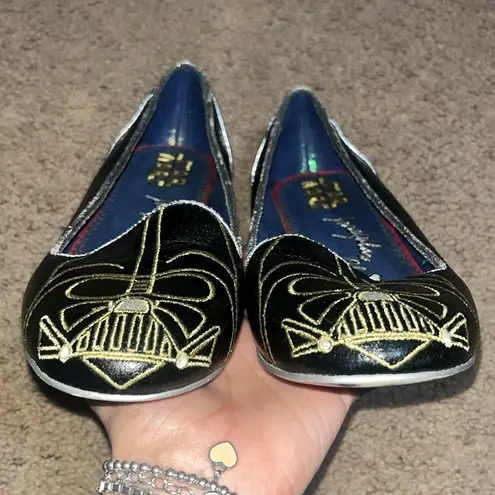 Irregular Choice Star Wars Darth Vader I Am Your Father Flat Loafer Black 8.5