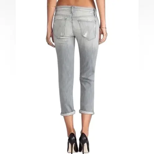 MOTHER The Dropout Jeans in Holy Smokes Size 26 Black Grey Wash