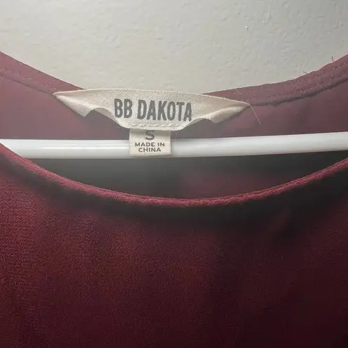 BB Dakota Women's  Burgundy Tank Top Size S