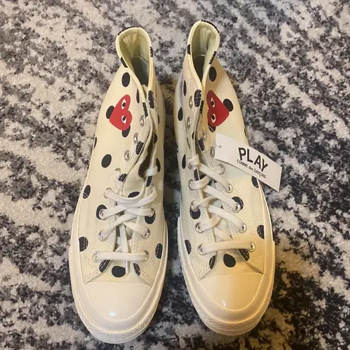 Converse Comme des Garcons Play x  Play One Heart  Sneakers Woman size 10 Men 8