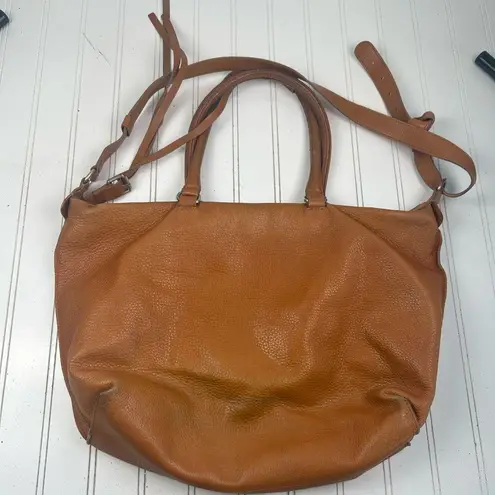 See By Chloe See by Chloé Vintage Orange Pebbled Leather Shoulder Tote Bag