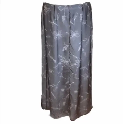 Jacqueline Ferrar  Floral Print Skirt, Black, Blue, 16