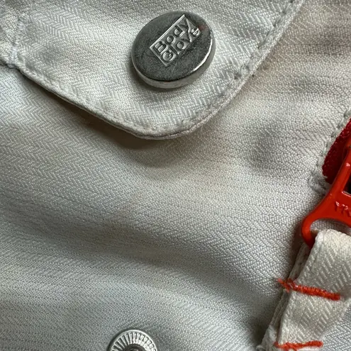 Body Glove Vintage Waterproof Cream & Orange Ski Jacket Size M Outdoors Skiing