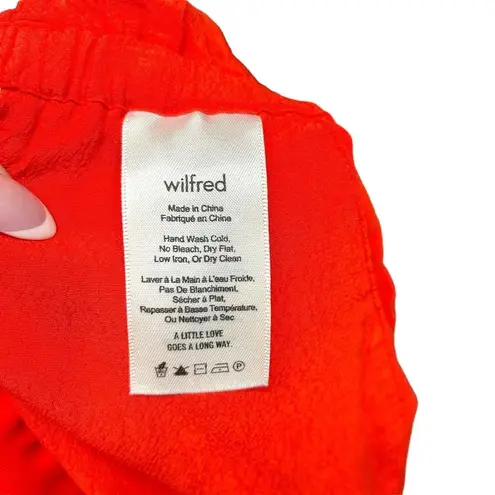 Aritzia  Wilfred Montrouge Flowy Crepe Shorts Red Size Large‎ - Image 6