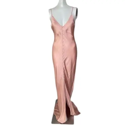 L'Agence Arizona Maxi Dress in Dusty Pink 2