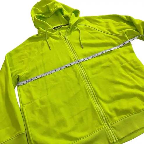 All In Motion  Full Zip Hoodie Sweatshirt Lime Green Size XL