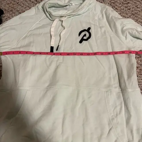 Peloton Seaform Blue Cowlneck Pullover- Size Small