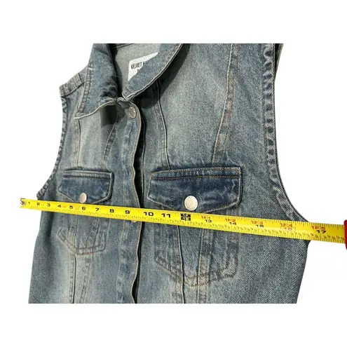 Velvet Heart DENIM DRESS Sleeveless, western maxi dress Size M