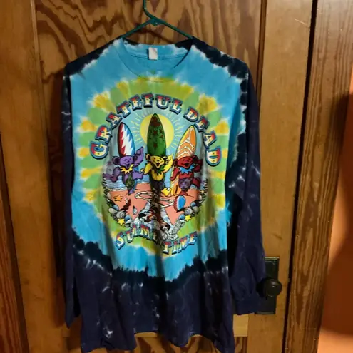 Grateful Dead Long Sleeve Summer Time Tie Dye T shirt